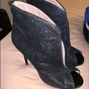 Caparros Black High Heels Open Toe